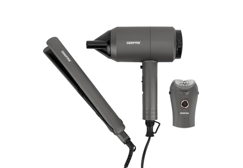  Geepas hair dryer epilator hair straightener ghf86068