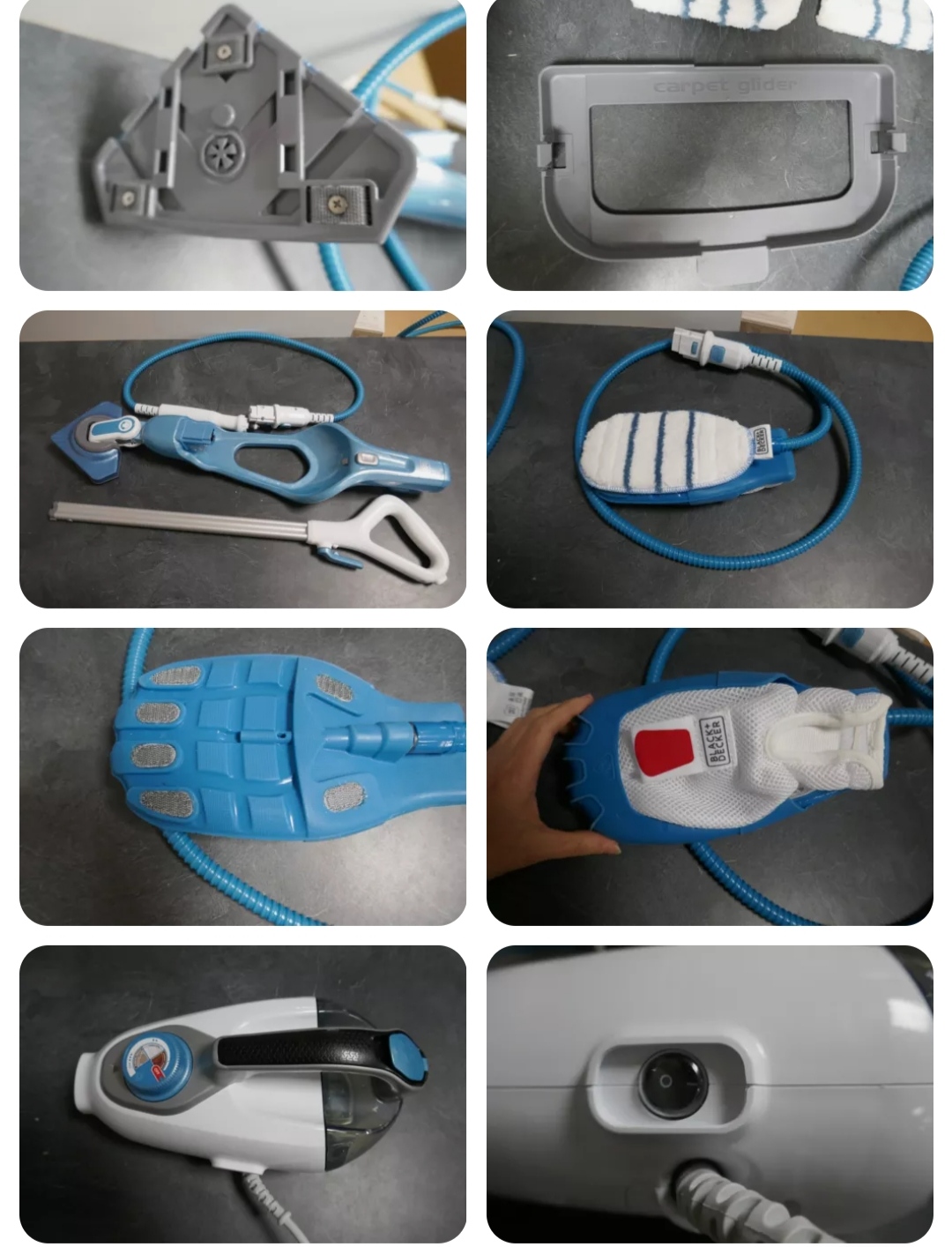  Black+decker bhsm1610dsm steam mop