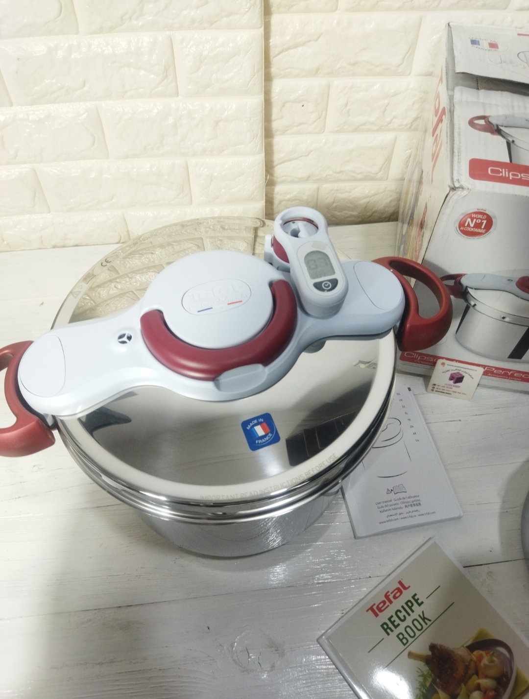 Tefal pressure cooker clipso minut perfectزودپز استیل تایمردار تفال مدل پرفکت