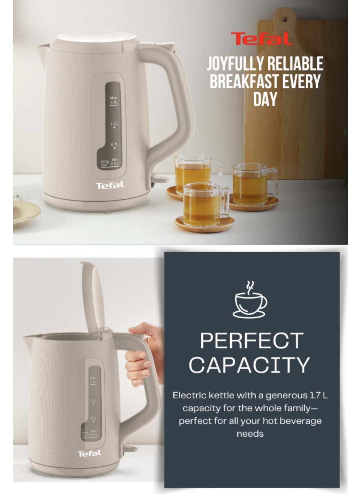  Tefal morning kettle ko2m0b27