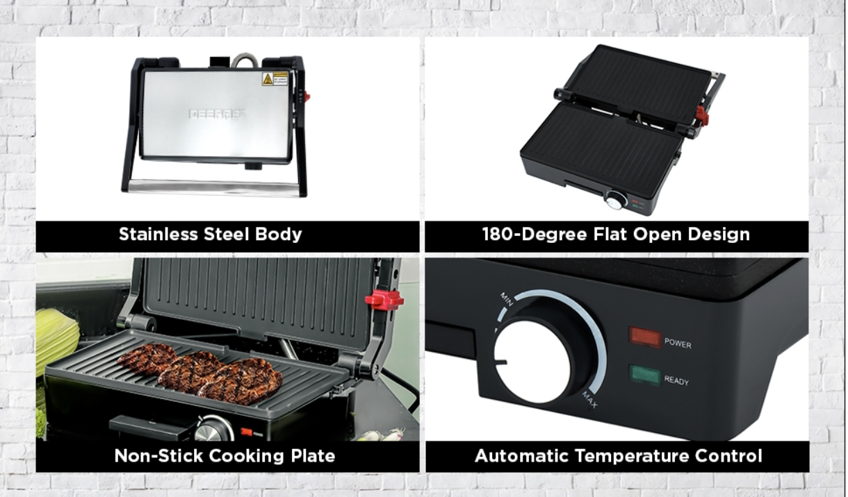  Geepas ggm5394n grill maker