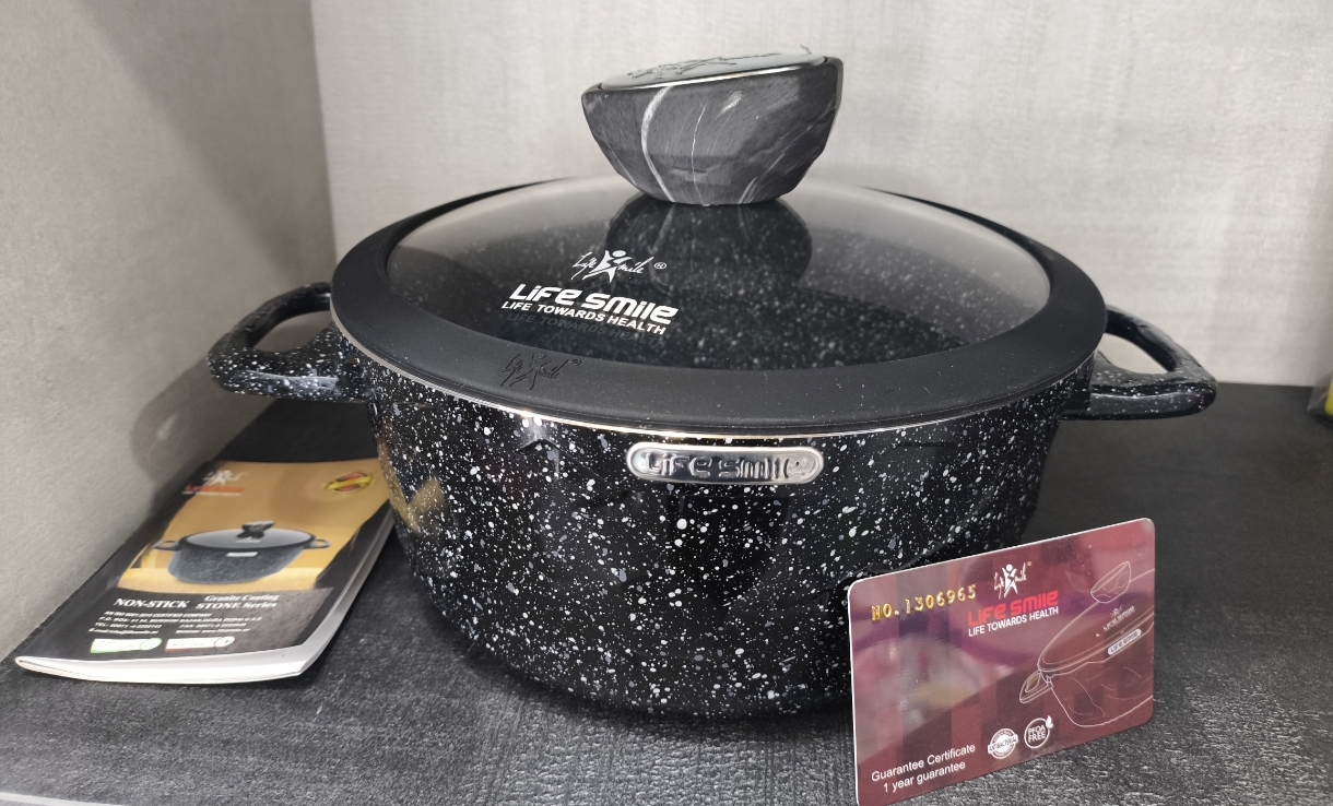  Lifesmile st10 stone design cookware