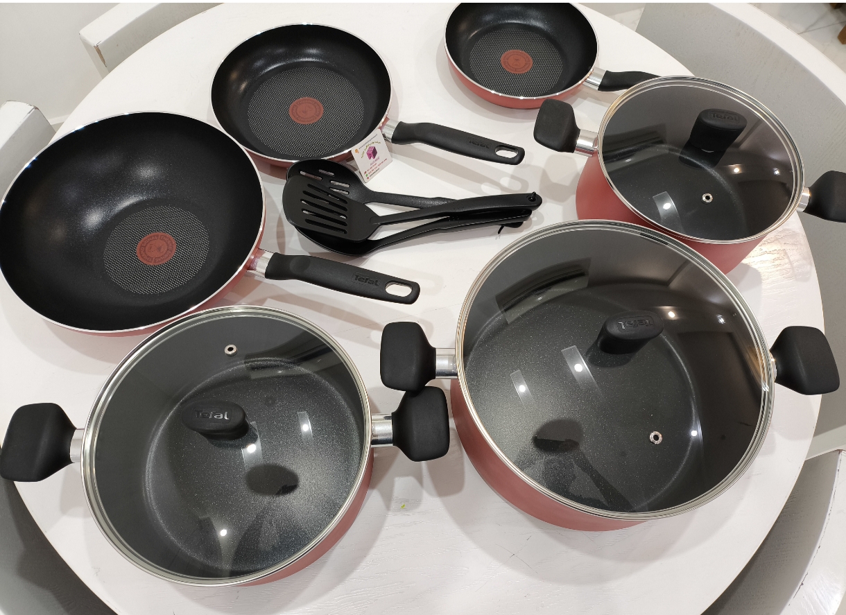  Tefal super cook 12pcs b460sc84 cookware