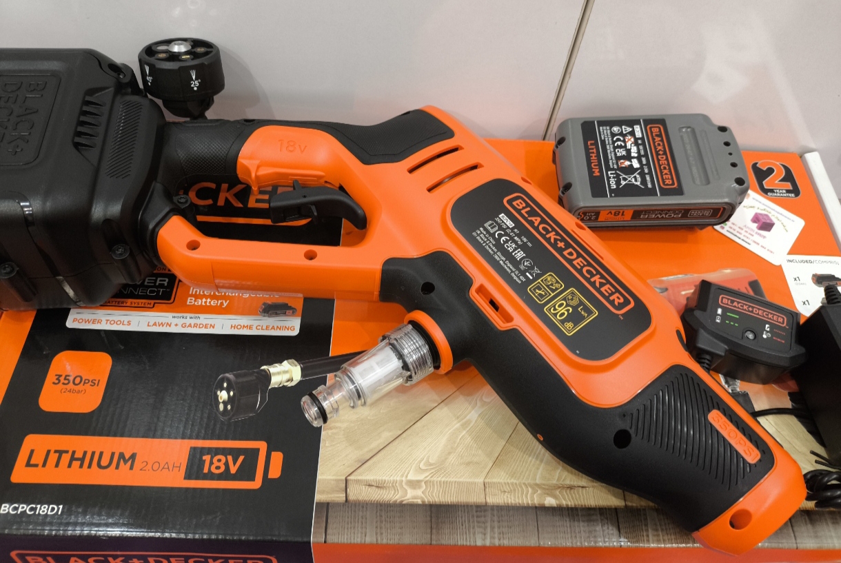 Black+decker bcpc18d1 pressure washer