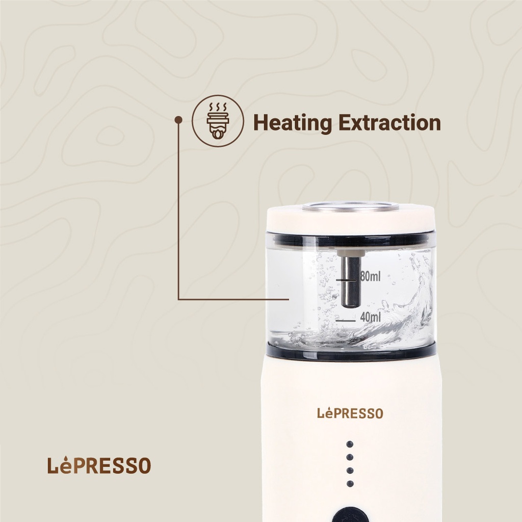  اسپرسوساز همراه شارژی lepresso lp001