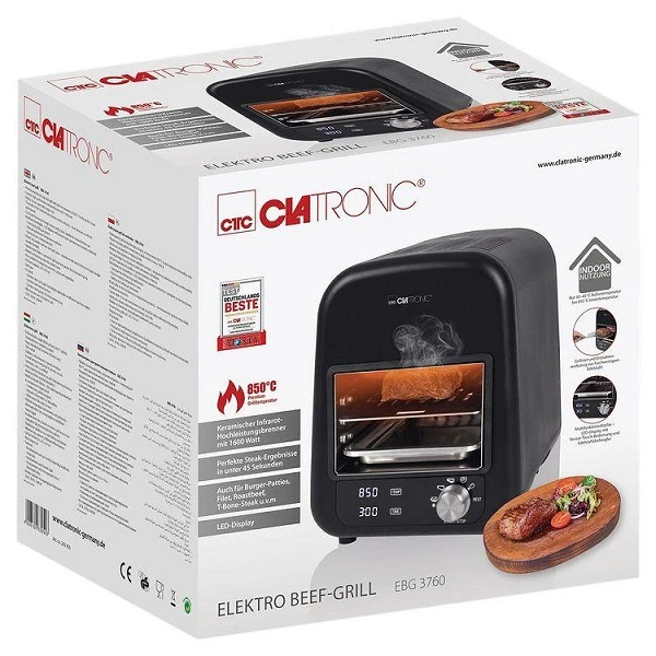  Clatronic electric beef grill 3760