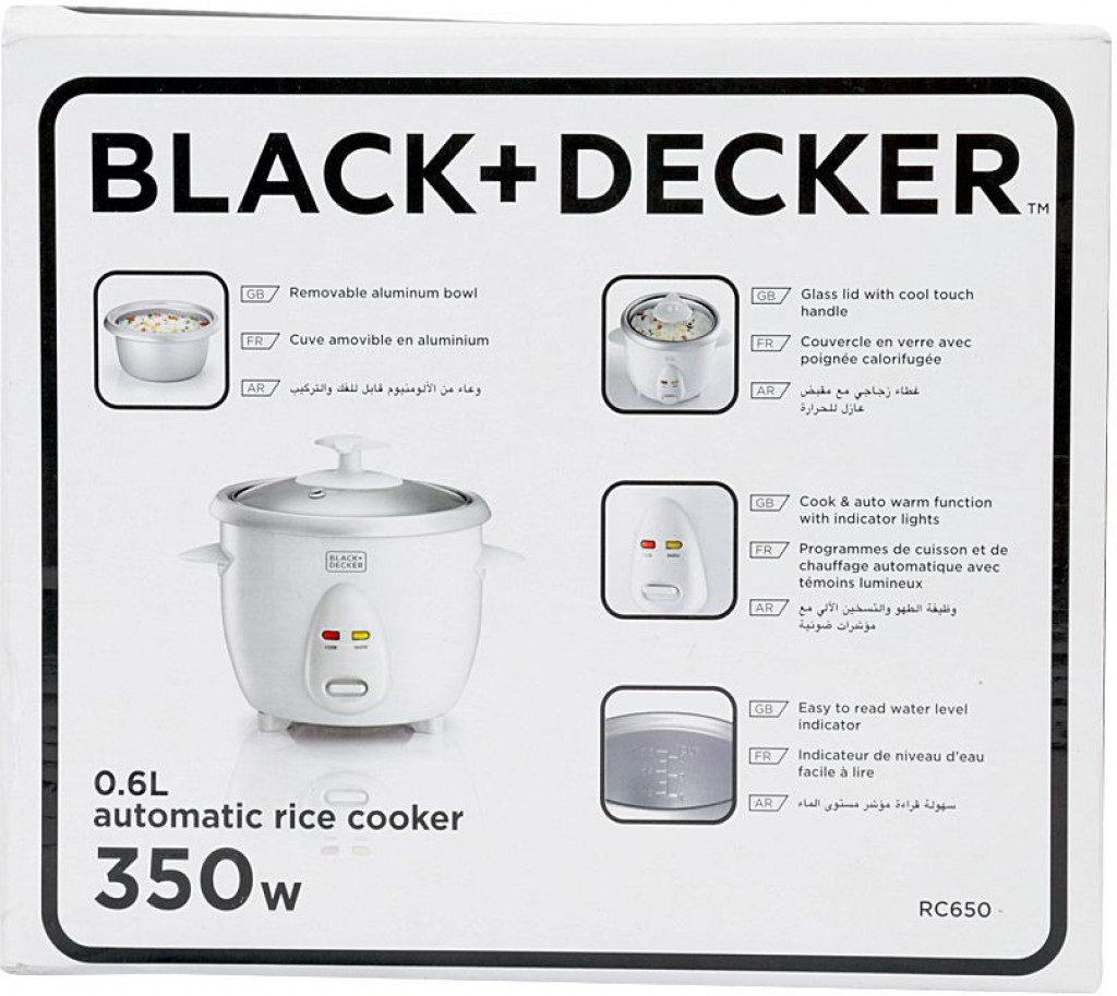  Black+decker rc650 rice cooker