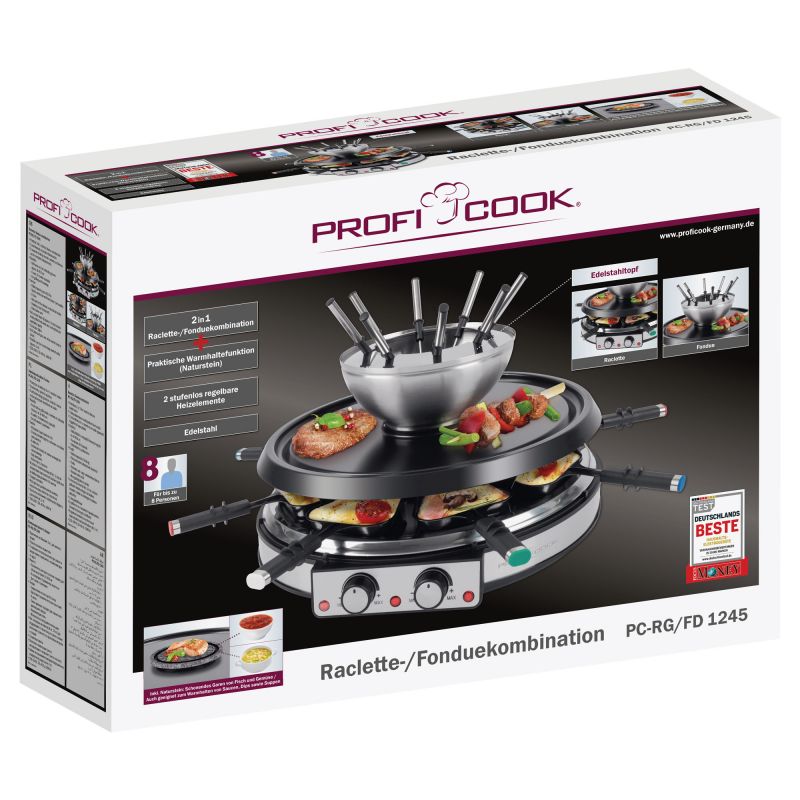  Proficook raclette grill 1245