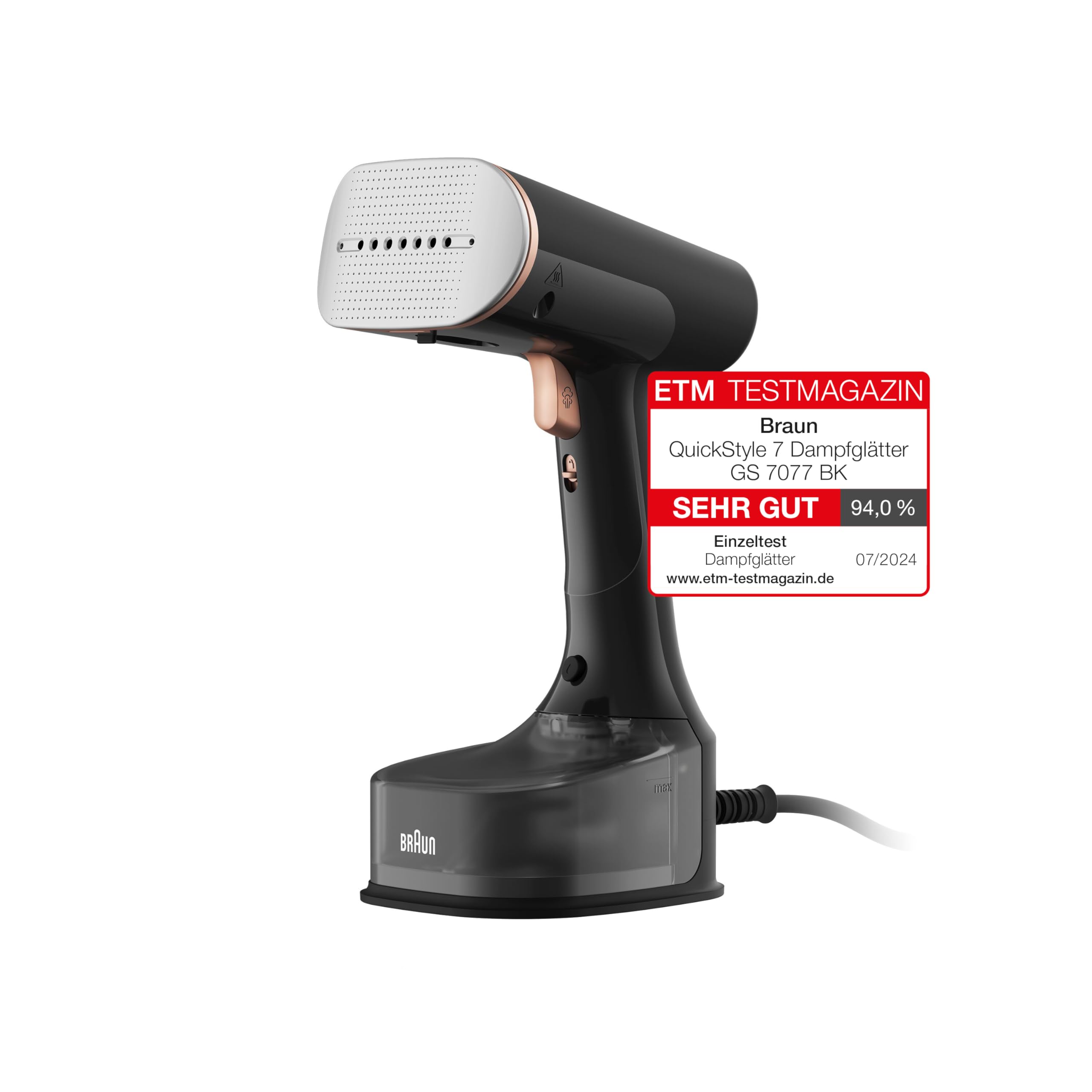 braun gs7077bk steamer