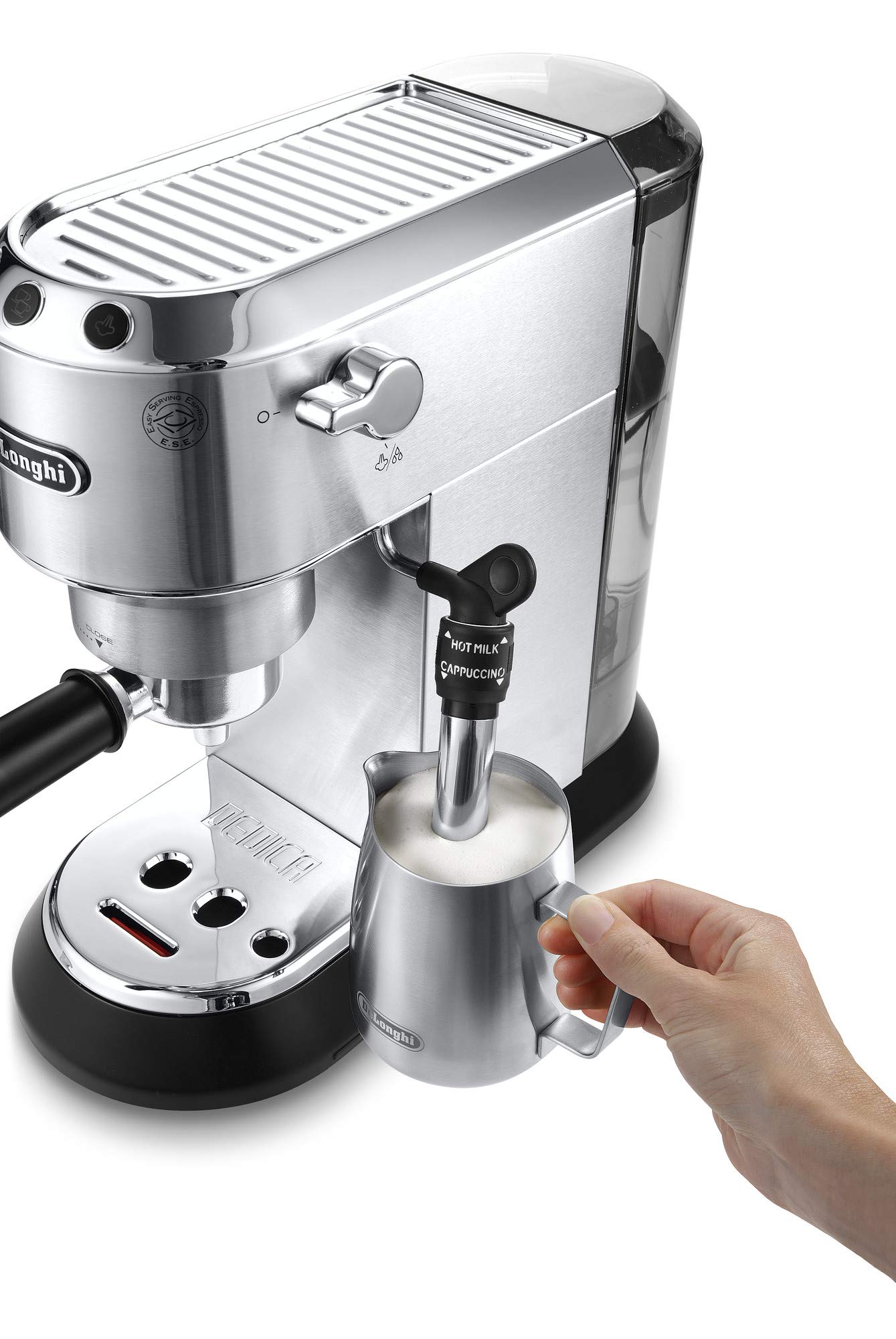 685 Delonghi espresso maker silver