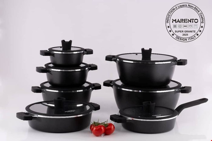 سرویس قابلمه گرانیت ۱۴ پارچه marento