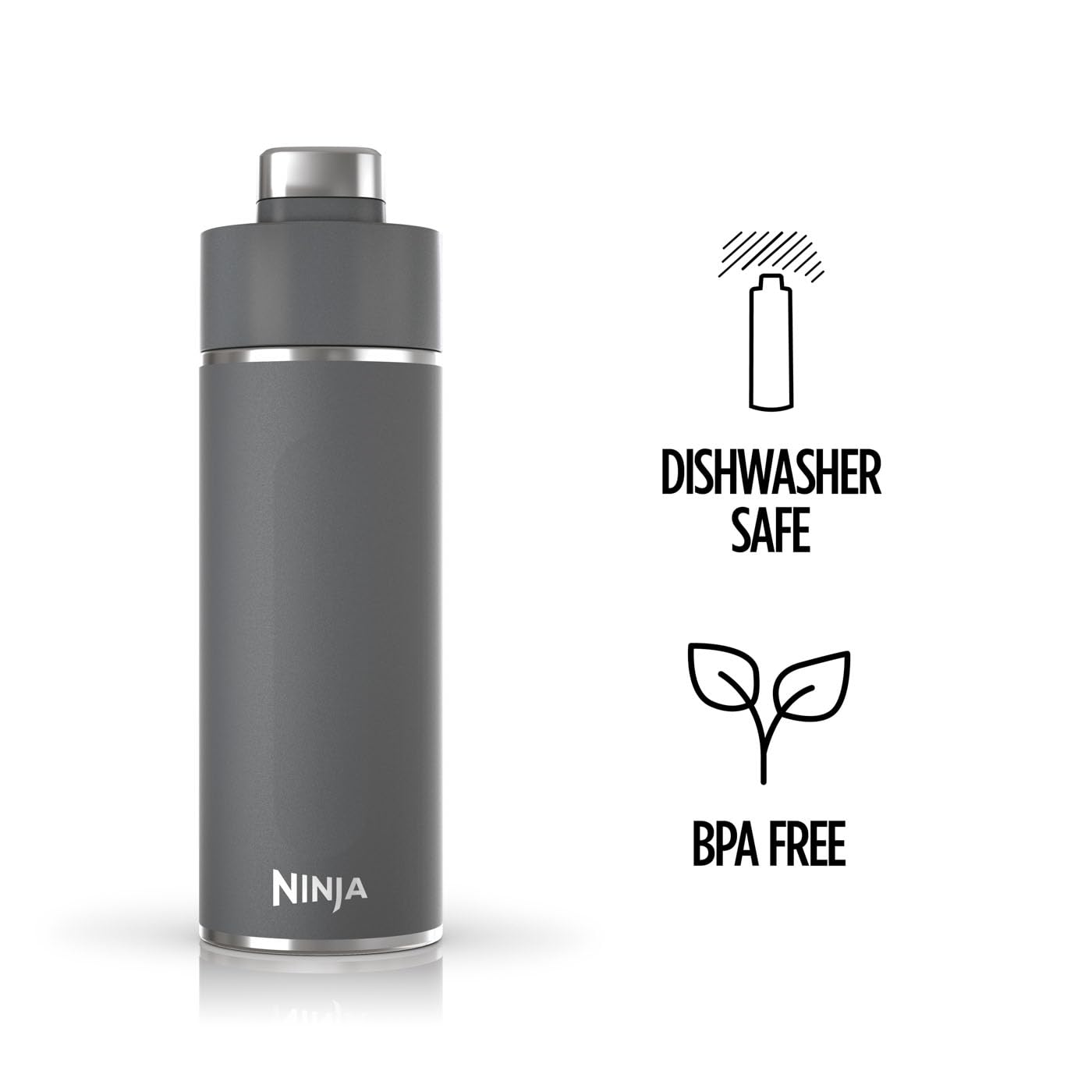 ninja thirsti water bottle dw2401 grey