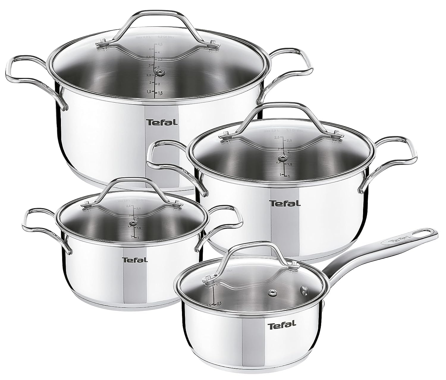 Tefal intuition 8pcs cookware 
