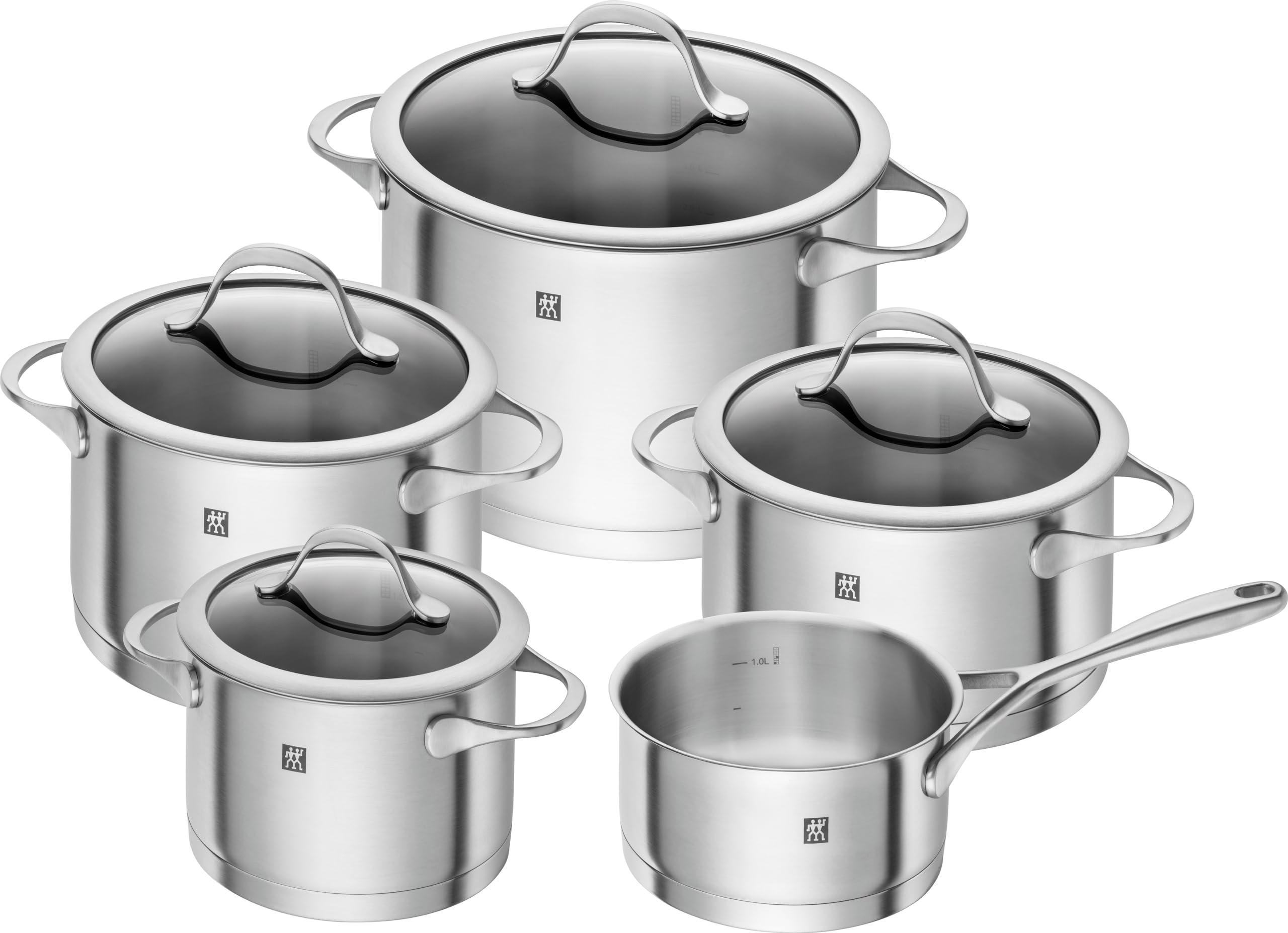 zwilling essence cookware steel 5pcs