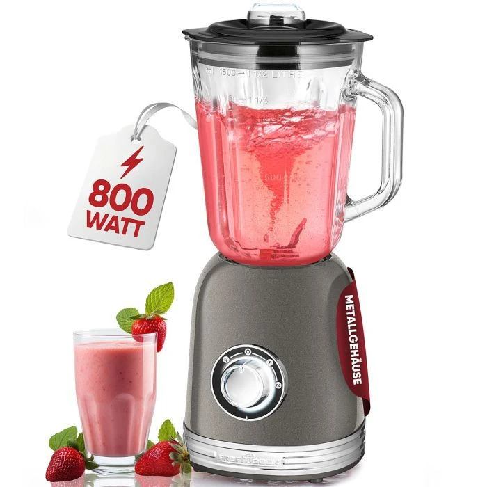 proficook blender mixer um1195 gray