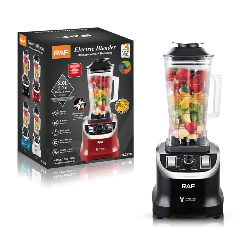 RAF high power blender black