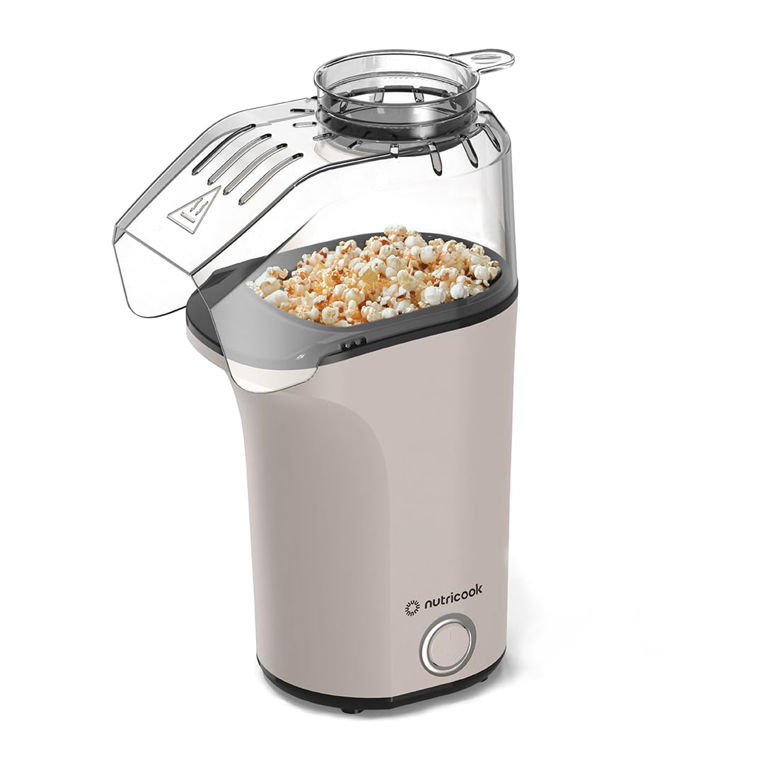 nutricook popcorn maker pm150 beige