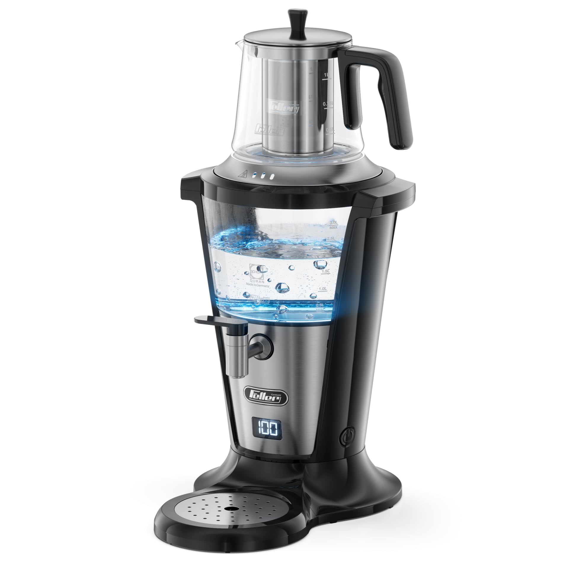 Feller samovar tea maker ts390 black