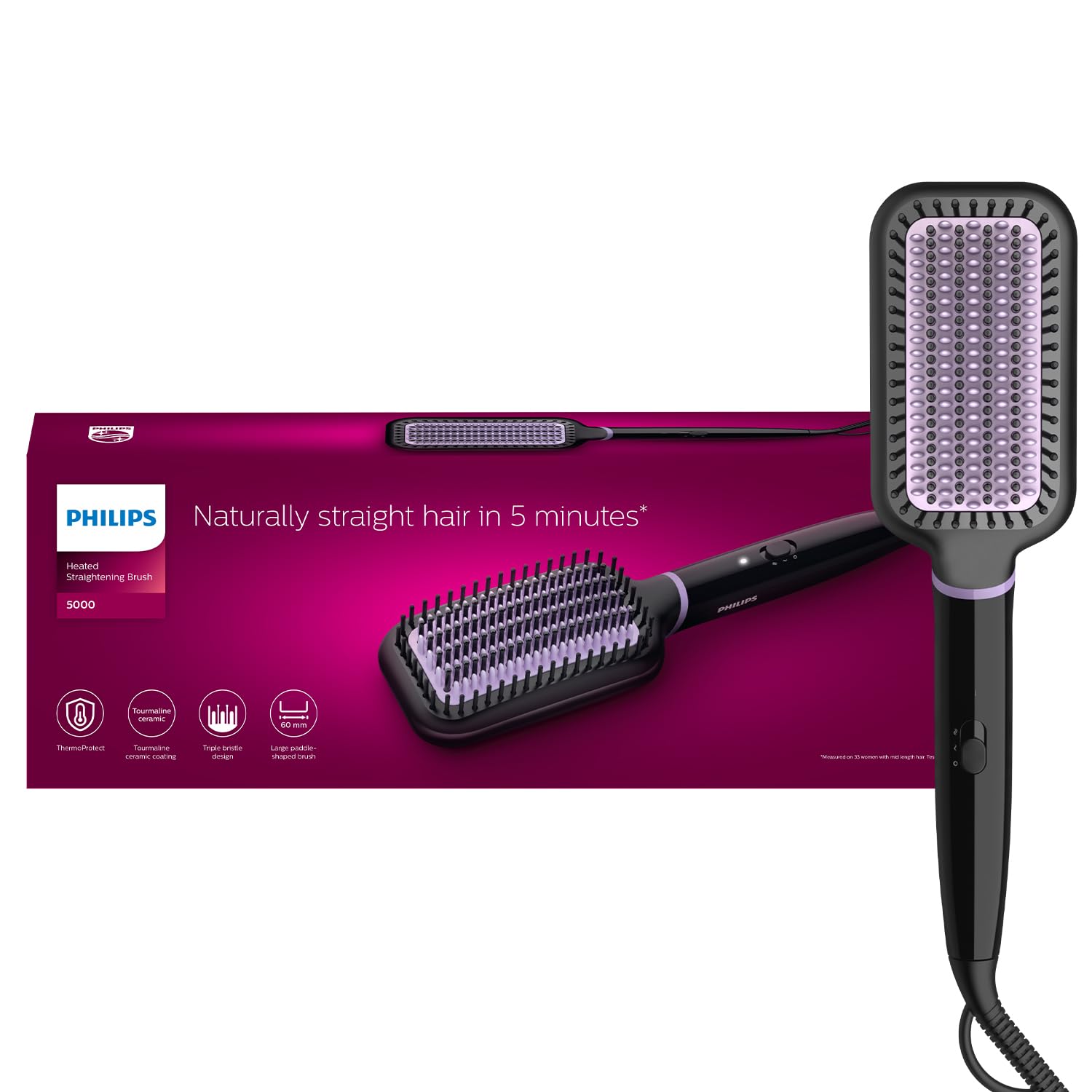 برس حرارتی صاف کننده مو فیلیپس bhh880